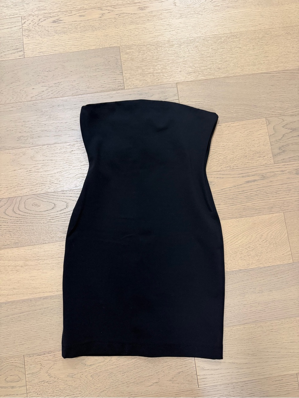 Robert Rodriguez Strapless Black Bodycon Dress